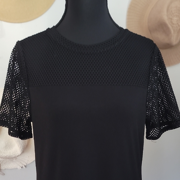 Michael Kors Elegant Black Midi Dress - Picture 3 of 9